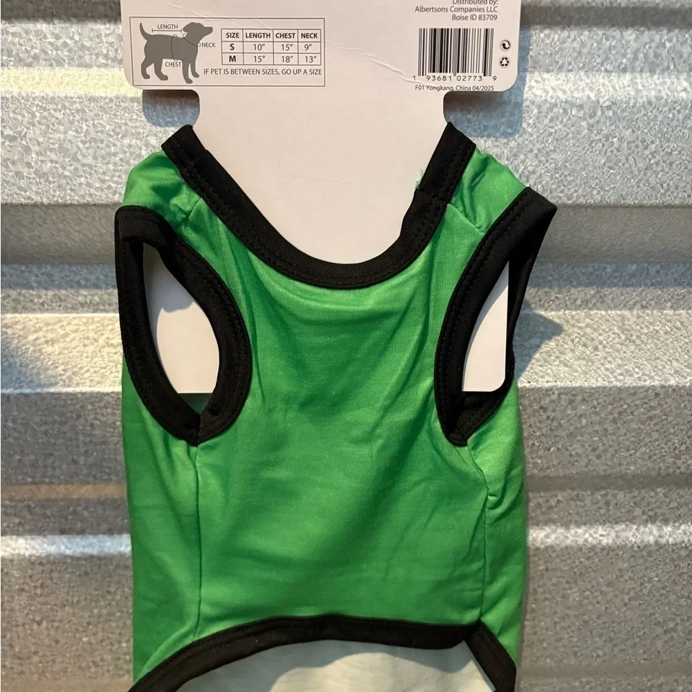 Green Furry Franken Monster Pet T-Shirt